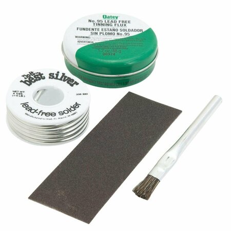 ALL-SOURCE Silver Lead-Free 1/4 Lb. No. 95 Solder Kit 53094